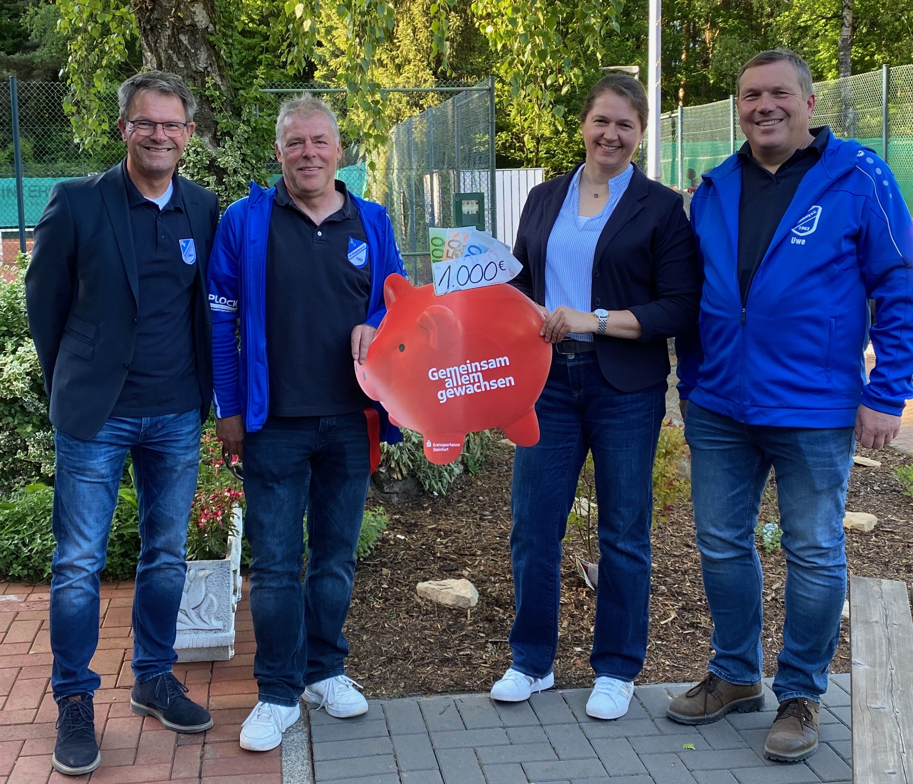 von links: Ingo Strauch, Uwe Wiethölter, Verena Schenkbier und Uwe Sundermann