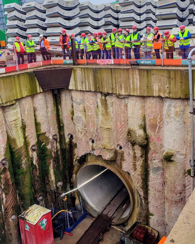 Grubenwasser3 - Informationsveranstaltung zu den Grubenwasserkanal Baustellen - Grubenwasserbaustelle Alte Straße Grubenwasser3